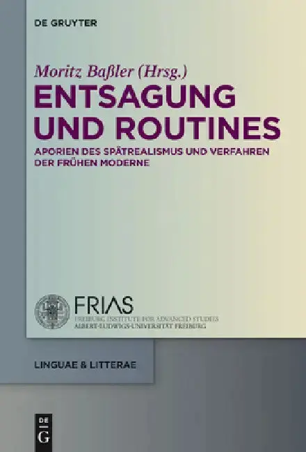 Cover of Entsagung und Routines