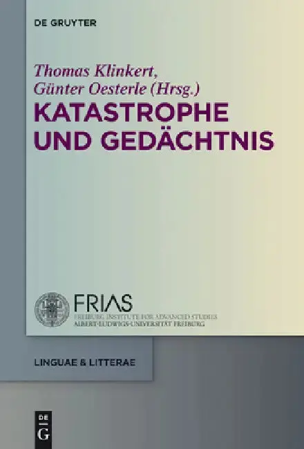 Cover of Katastrophe und Gedächtnis