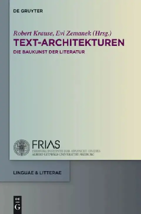 Cover of Text-Architekturen