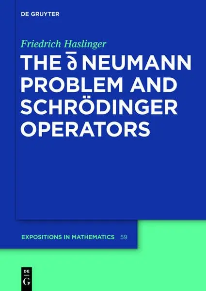 Cover of The D-Bar Neumann Problem and Schrodinger Operators