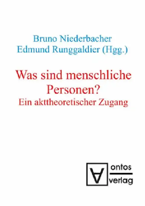 Cover of Was sind menschliche Personen?