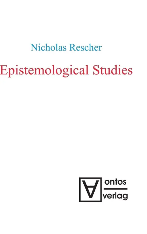 Cover of Epistemological Studies
