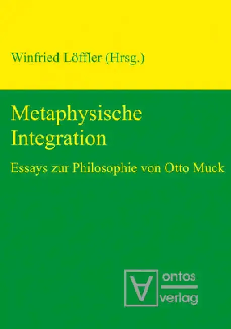 Cover of Metaphysische Integration