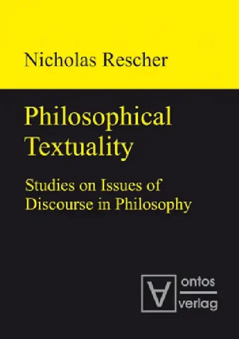 Cover of Philosophical Textuality