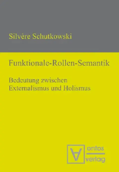 Cover of Funktionale-Rollen-Semantik