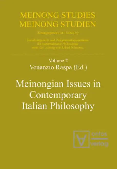 Cover of Meinongian Issues in Contemporary Italian Philosophy
