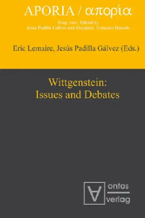 Cover of Wittgenstein