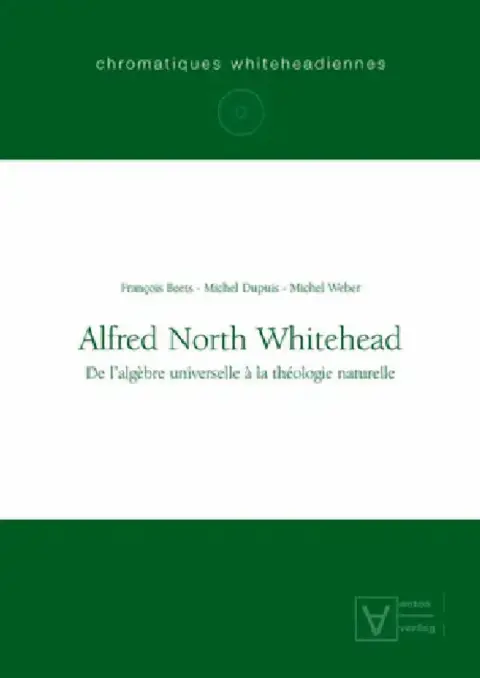 Cover of Alfred North Whitehead