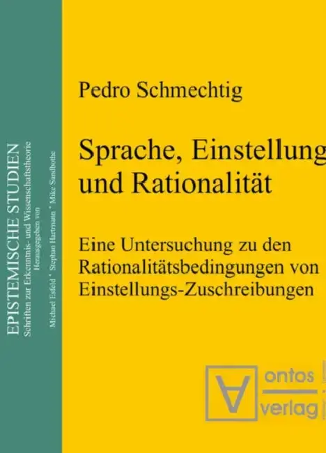 Cover of Sprache, Einstellung und Rationalität