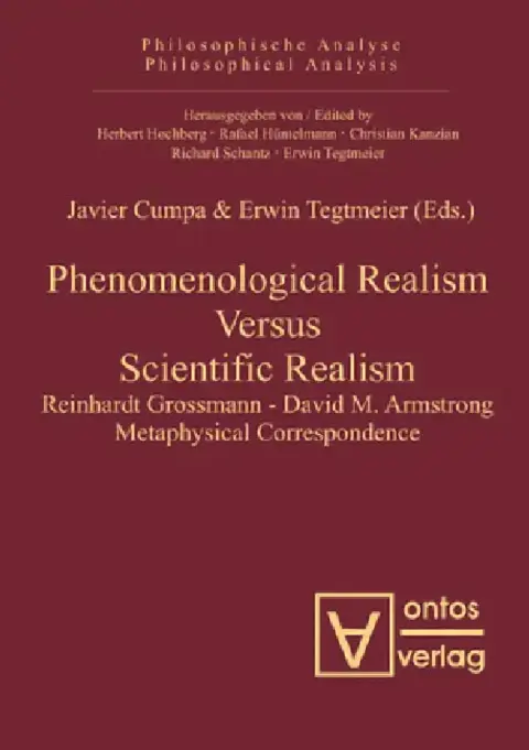 Cover of Phenomenological Realism Versus Scientific Realism