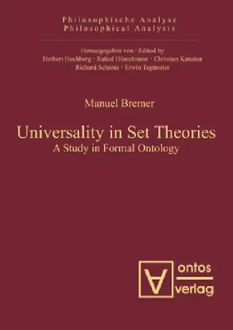 Cover of Universality in Set Theories