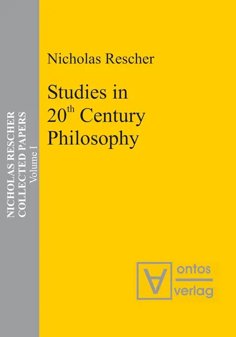Cover of Studies in 20th Century Philosophy