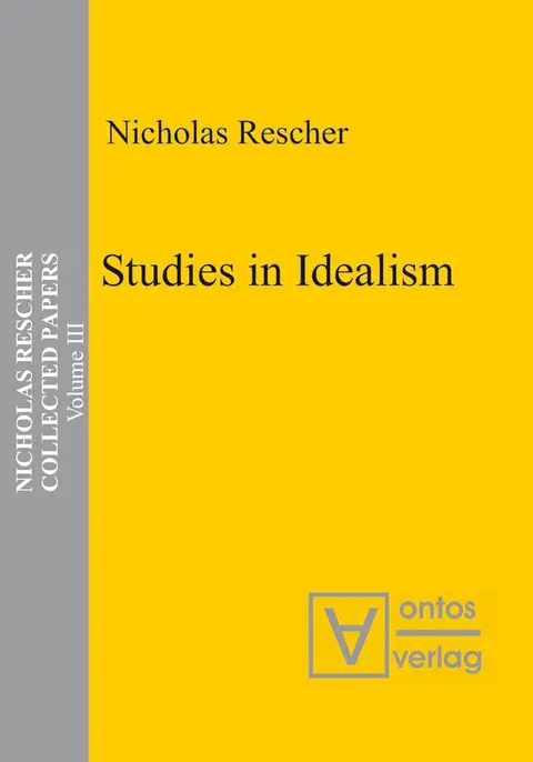 Cover of Studies in Idealism