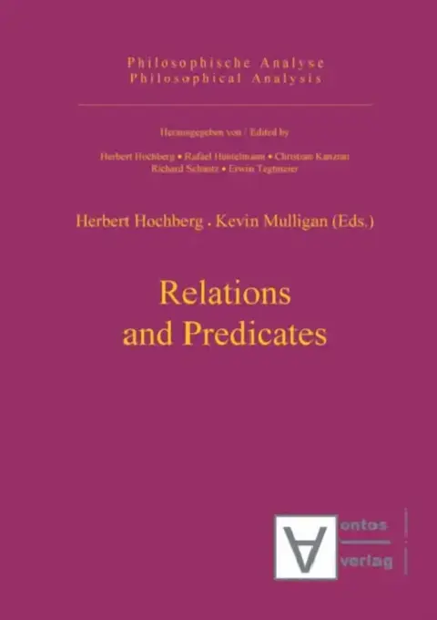Cover of Relations and Predicates