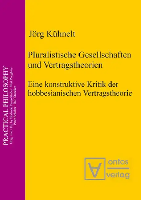 Cover of Pluralistische Gesellschaften und Vertragstheorien