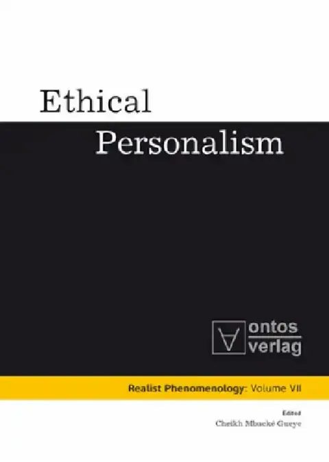 Cover of Ethical Personalism
