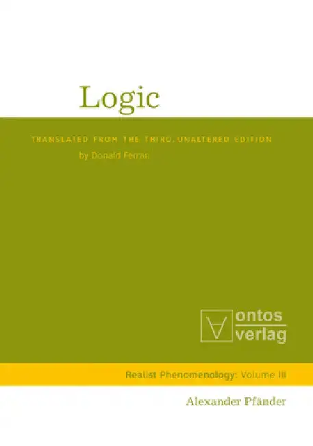 Cover of Logic