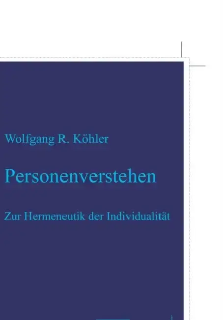 Cover of Personenverstehen