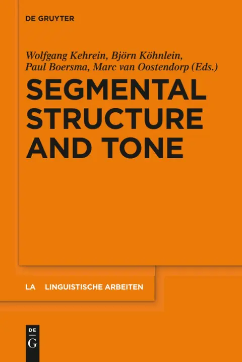 Cover of Segmental Structure and Tone