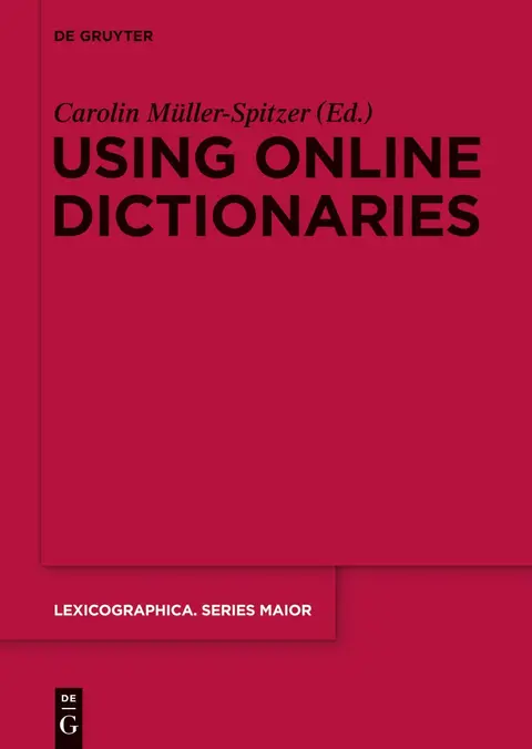 Cover of Using Online Dictionaries