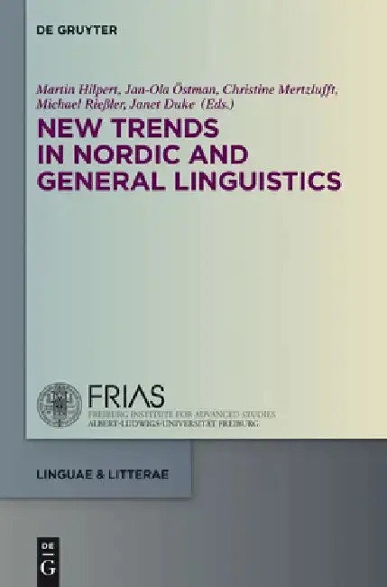 Cover of New Trends in Nordic and General Linguistics