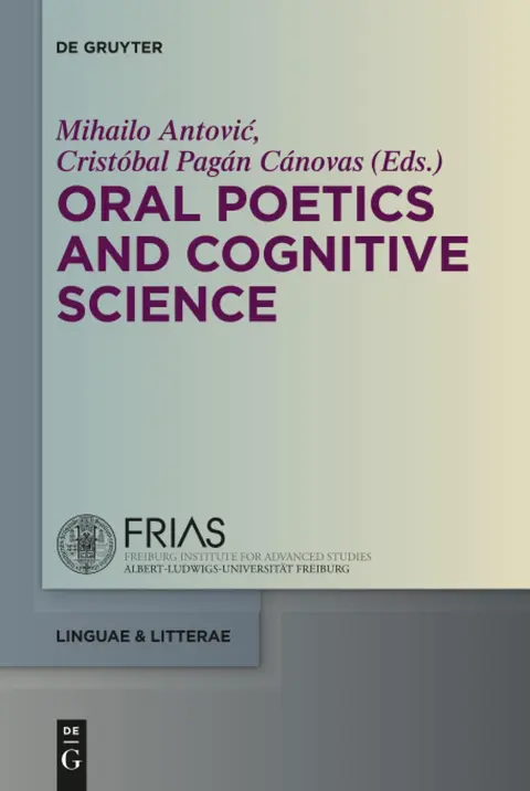Cover of Oral Poetics and Cognitive Science