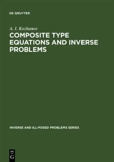 Cover of Composite Type Equations and Inverse Problems