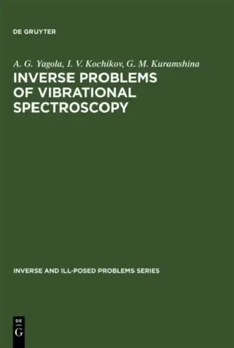 Cover of Inverse Problems of Vibrational Spectroscopy