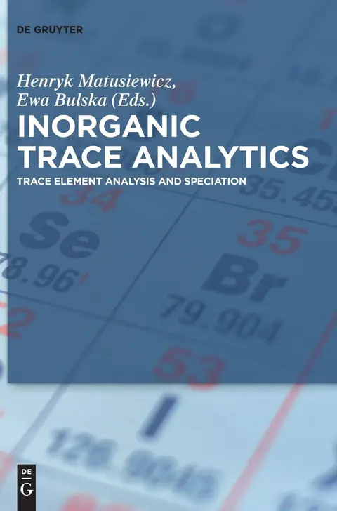 Cover of Inorganic Trace Analytics