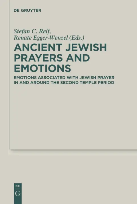 Cover of Ancient Jewish Prayers and Emotions