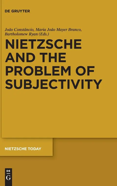 Cover of Nietzsche and the Problem of Subjectivity