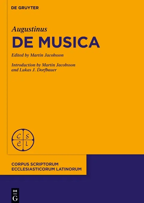 Cover of De Musica