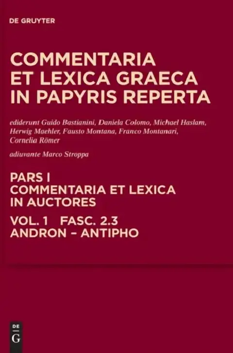 Cover of Andron, Antimachus, Antiphon