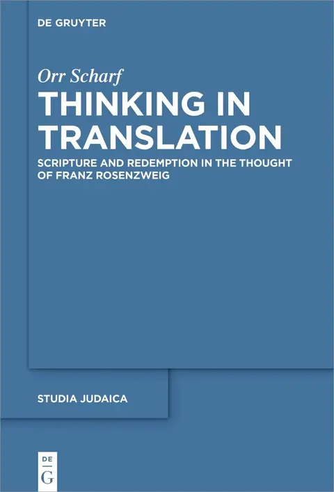 Cover of Thinking in Translation