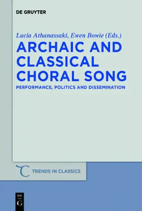 Cover of Archaic and Classical Choral Song