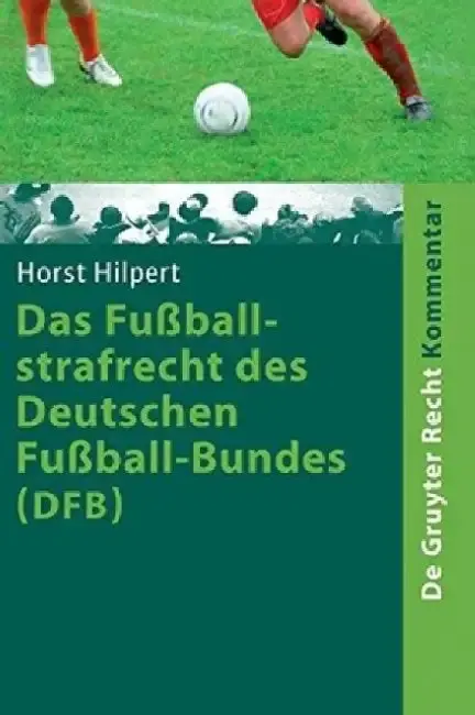 Cover of Das Fuballstrafrecht Des Deutschen Fuball-Bundes (Dfb)