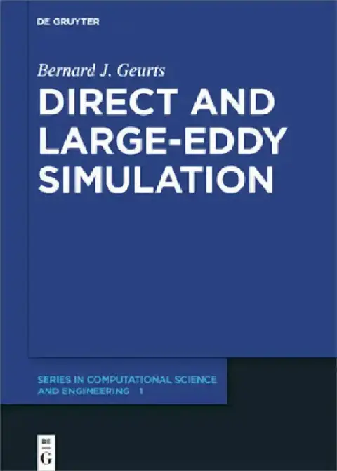 Cover of Direct and Large-Eddy Simulation