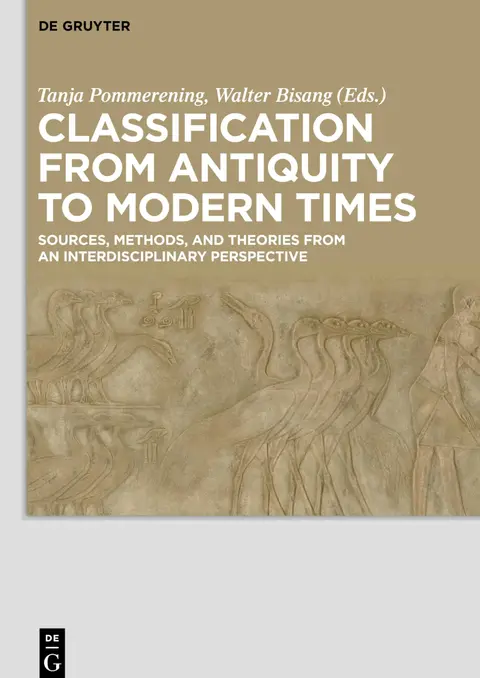 Cover of Classification from Antiquity to Modern Times