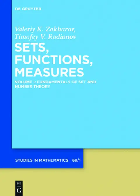Cover of Fundamentals of Set and Number Theory