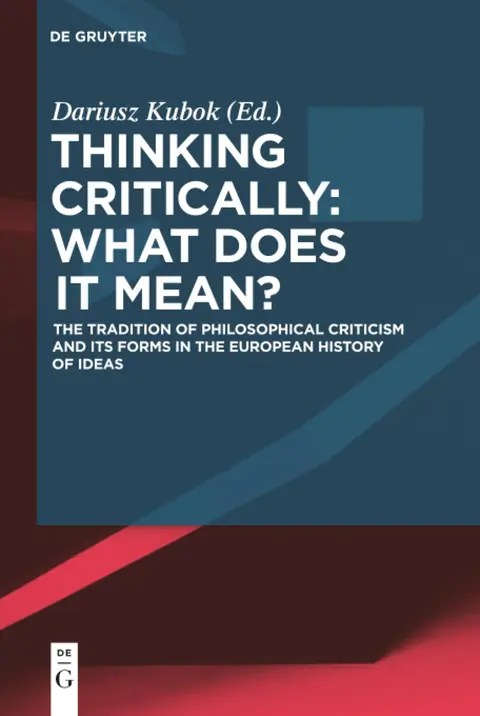 Cover of Thinking Critically