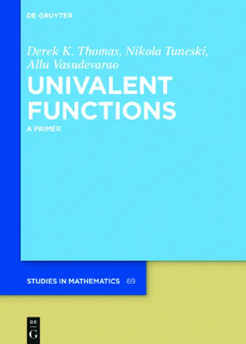 Cover of Univalent Functions