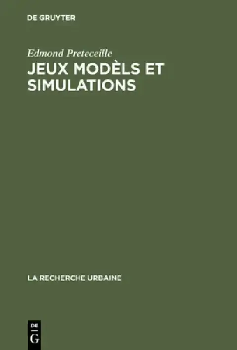 Cover of Jeux modèls et simulations