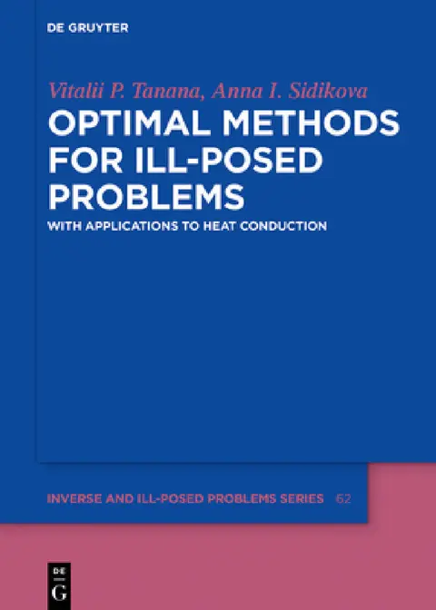 Cover of Optimal Methods for Ill-Posed Problems