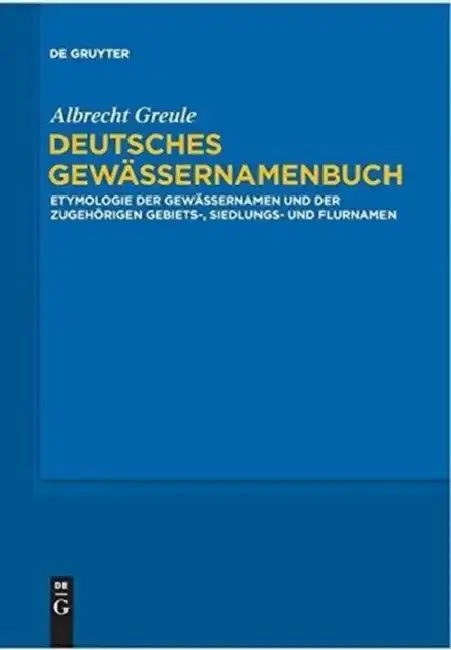 Cover of Deutsches Gewässernamenbuch