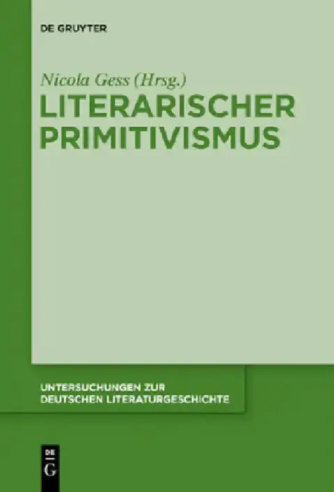 Cover of Literarischer Primitivismus