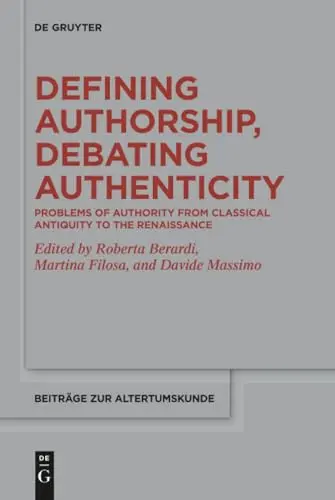 Cover of Defining Authorship, Debating Authenticity