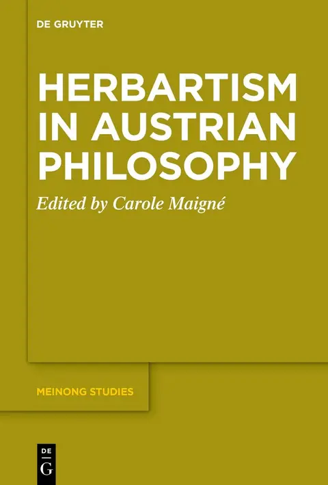 Cover of Herbartism in Austrian Philosophy