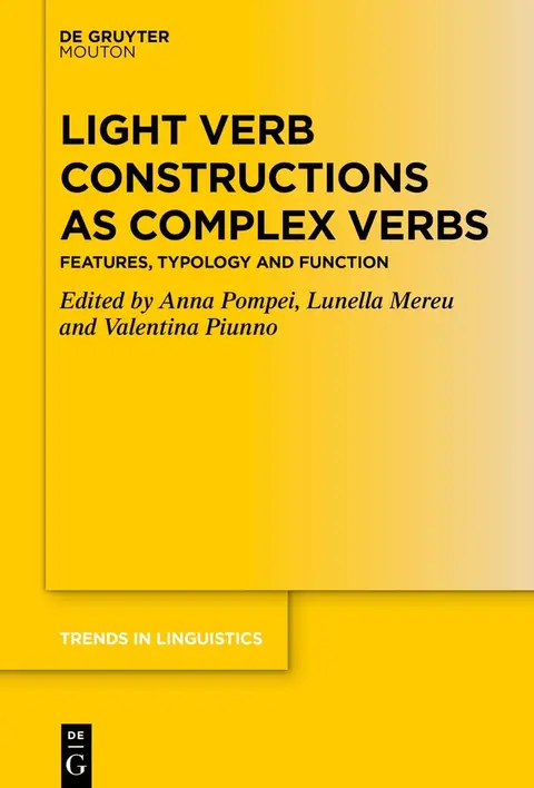 Cover of Light Verb Constructions as Complex Verbs