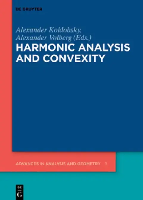 Cover of Harmonic Analysis and Convexity