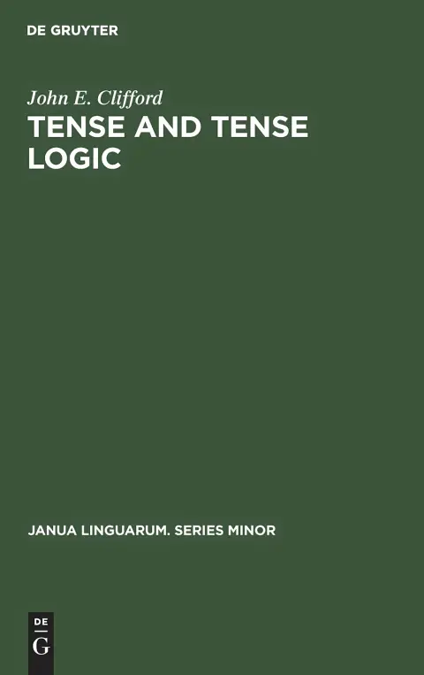Cover of Tense and Tense Logic